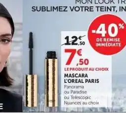 Super U Mascara L'OREAL PARIS offre