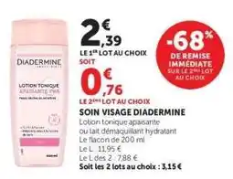 Super U Soin Visage Diadermine offre