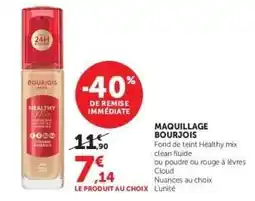 Super U MAQUILLAGE BOURJOIS offre