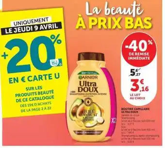 Garnier Ultra Doux Shampooing Nutrition Intense