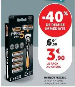 Super U HYBRID5 FLEX BIC offre