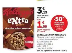 Super U Céréales Extra KELLOGG'S offre