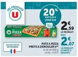 Super U PATE A PIZZA PRETE A DEROULEUR U offre
