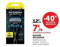 Super U Rasoirs WILKINSON offre