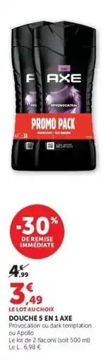 Super U DOUCHE 5 EN 1 AXE offre