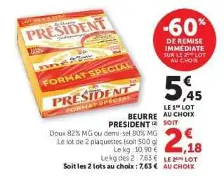 Beurre PRESIDENT