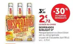 Super U Desperados Sunlight 4° offre