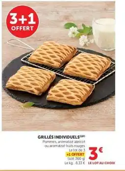 Super U GRILLÉS INDIVIDUELS offre