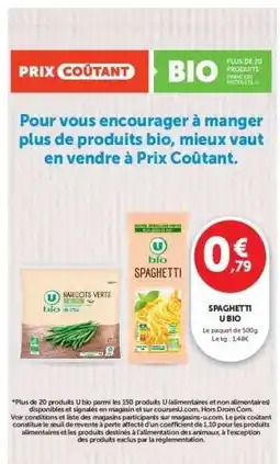 Super U SPAGHETTI U BIO offre