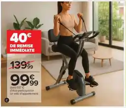 Carrefour Le vélo d'appartement offre
