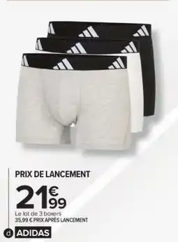 Carrefour ADIDAS Boxers offre