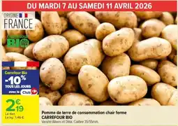 Carrefour Pomme de terre de consommation chair ferme offre