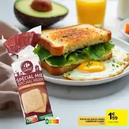 Carrefour Pain de mie Spécial complet offre