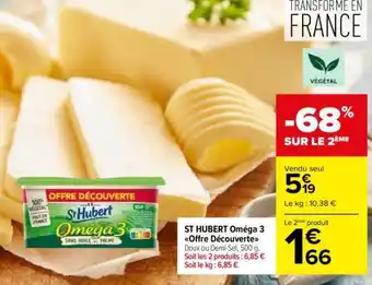 ST HUBERT Oméga 3 Offre Découverte