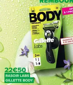 Carrefour RASOIR LABS GILLETTE BODY offre