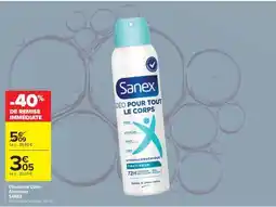Carrefour Déodorant Corps Atomiseur SANEX offre