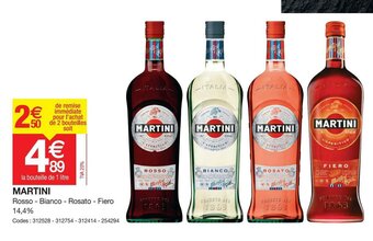 Promocash Martini offre