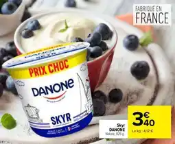 Carrefour Skyr Danone offre