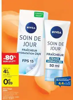 Carrefour NIVEA Soin de jour offre