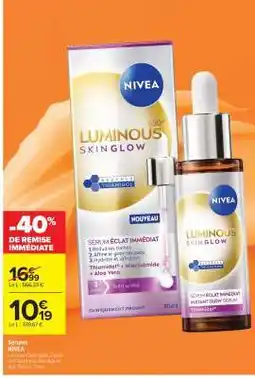 Carrefour NIVEA Luminous Skin Glow offre