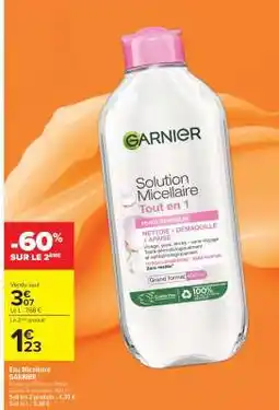 Carrefour Eau Micellaire Garnier offre