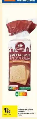 Carrefour Market Pain de mie Spécial complet offre