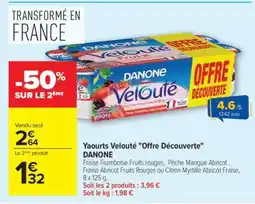 Carrefour Market Yaourts Velouté Offre Découverte DANONE offre
