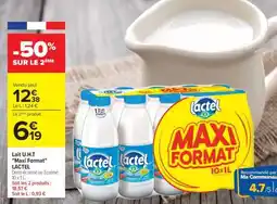 Carrefour Market Lait U.H.T 'Maxi Format' LACTEL offre