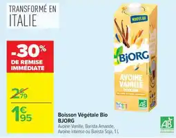 Carrefour Market BOISSON VÉGÉTALE BIO “BJORG” offre