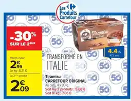Carrefour Market Tiramisu Carrefour Original offre