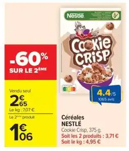 Carrefour Market CÉRÉALES “NESTLÉ” offre