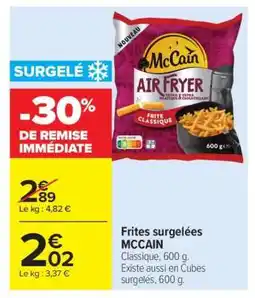 Carrefour Market FRITES SURGELÉES “MCCAIN” offre