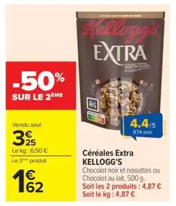 Carrefour Market Céréales Extra KELLOGG'S offre