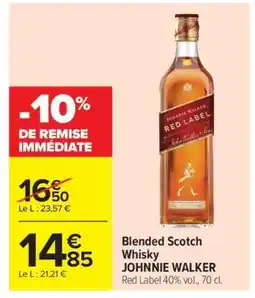 Carrefour Market Johnnie Walker Red Label offre