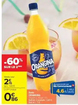 Carrefour Market Soda 'Orangina' offre