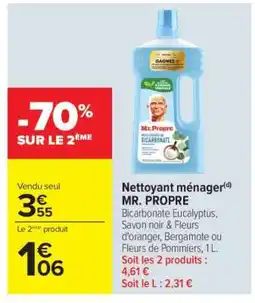 Carrefour Market NETTOYANT MÉNAGER MR PROPRE offre