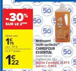 Carrefour Market Nettoyant multi-surfaces CARREFOUR ESSENTIAL offre