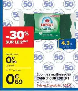 Carrefour Market Éponges Multi-usages CARREFOUR EXPERT offre