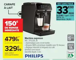Carrefour Machine expresso offre