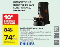 Carrefour Machine à café Senseo Black offre