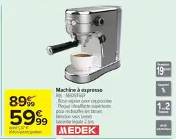 Carrefour Machine à expresso offre