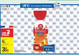 Carrefour PAINS AU CHOCOLAT CARREFOUR CLASSIC' offre