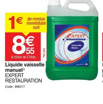 Promocash Liquide Vaisselle Manuel offre