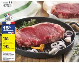 Carrefour Viande bovine : faux-filet*** à griller offre