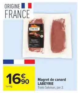 Carrefour Magret de canard LABEYRIE offre