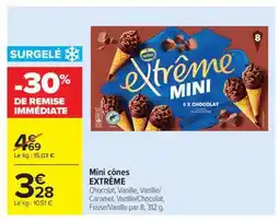 Carrefour Mini cônes EXTRÊME offre