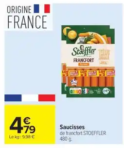 Carrefour Saucisses offre