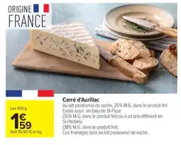 Carrefour Carré d'Aurillac offre