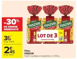 Carrefour PÂTES PANZANI offre
