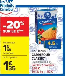 Carrefour Couscous CARREFOUR CLASSIC’ offre